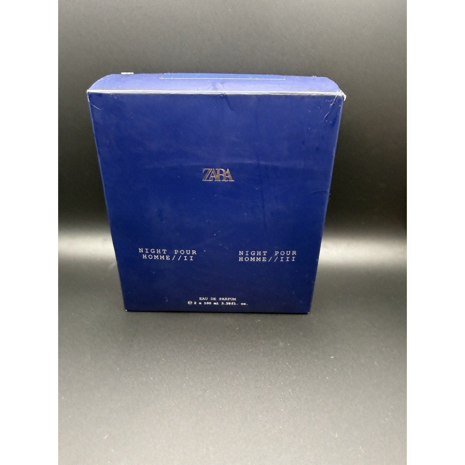 ZARA Night Pour Homme II & III Eau de Parfum Gift Set 2 x 100mL 3.38 oz New