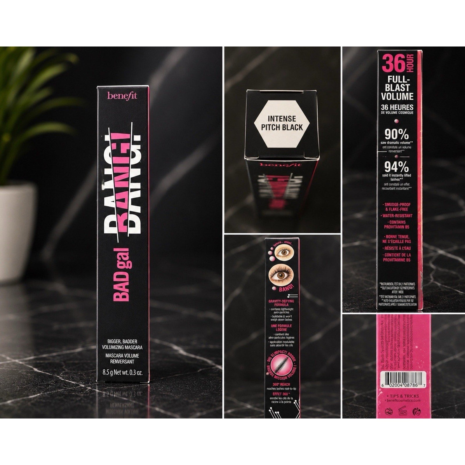 Benefit BADgal Bang 36-Hour Full-Blast Volumizing Mascara - Black
