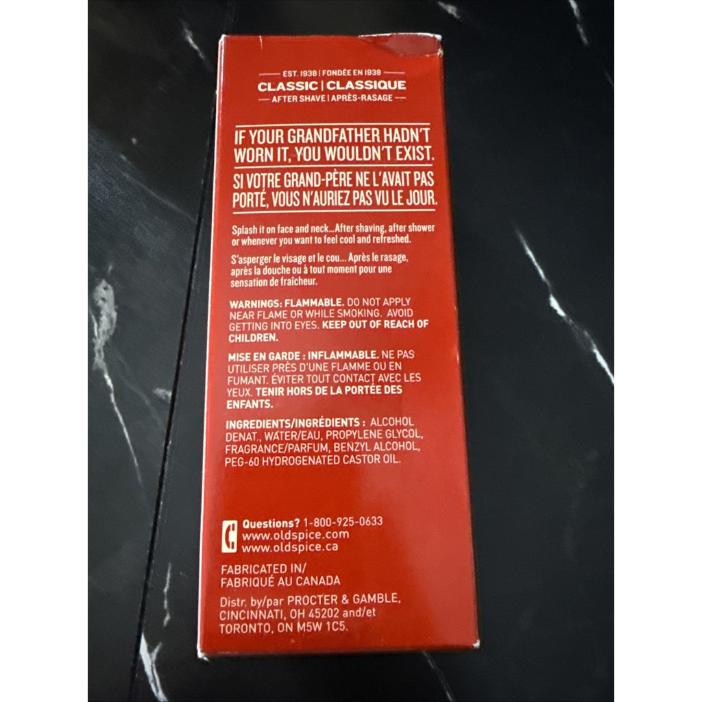 Old Spice After Shave Classic Scent, 6.37 fl oz
