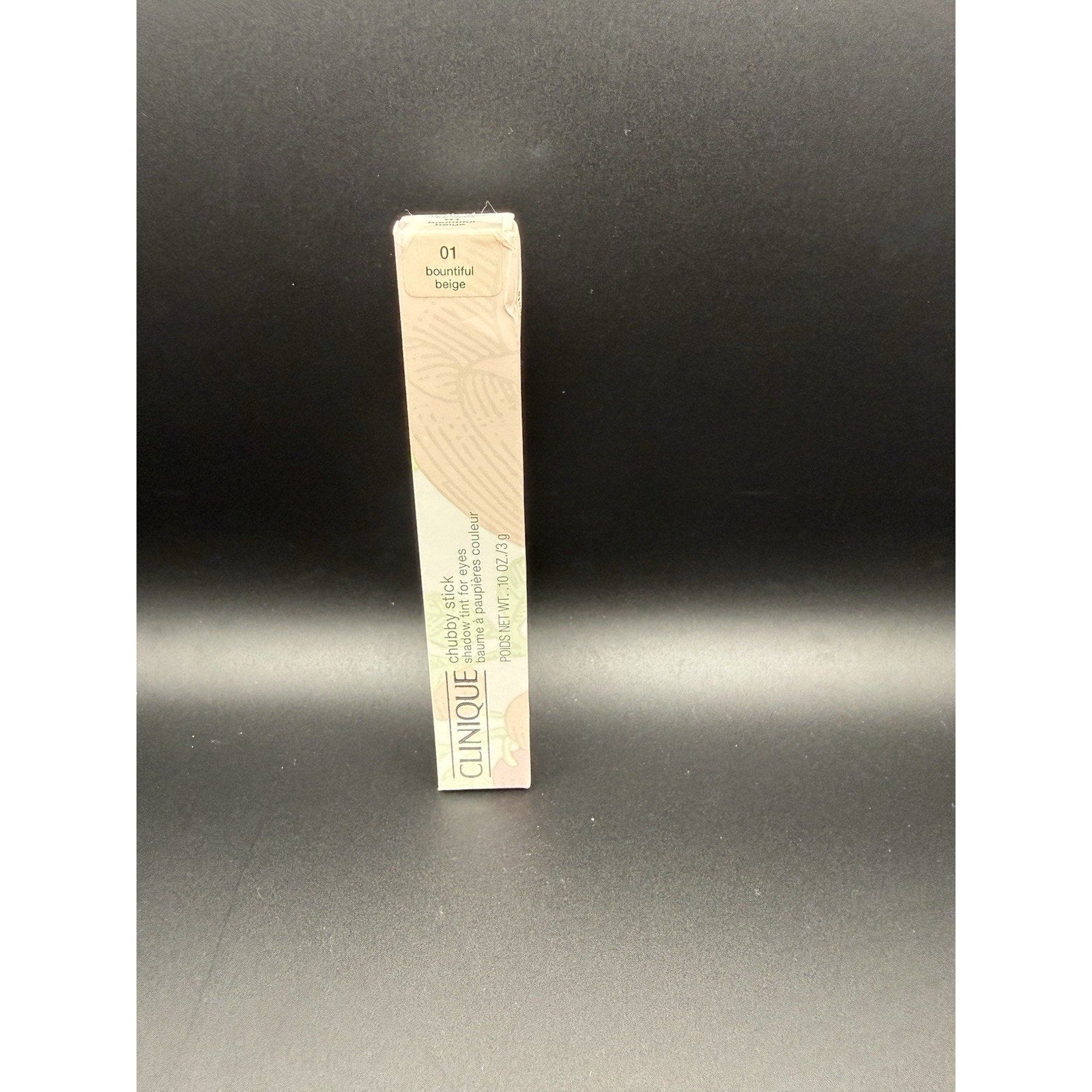 Clinique 01 Bountiful Beige Chubby Stick Shadow Tint For Eyes Full Size Rare