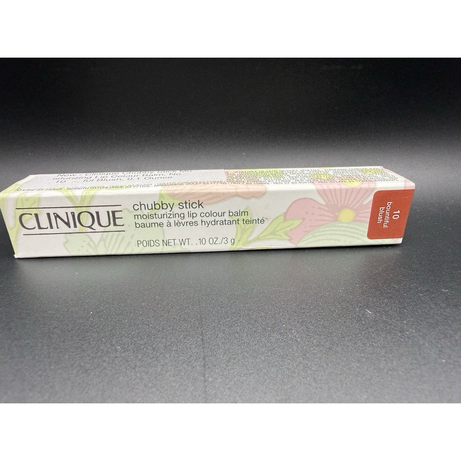 Clinique Chubby Stick Moisturizing Lip Colour Balm 10 Bountiful Blush 0.10 oz