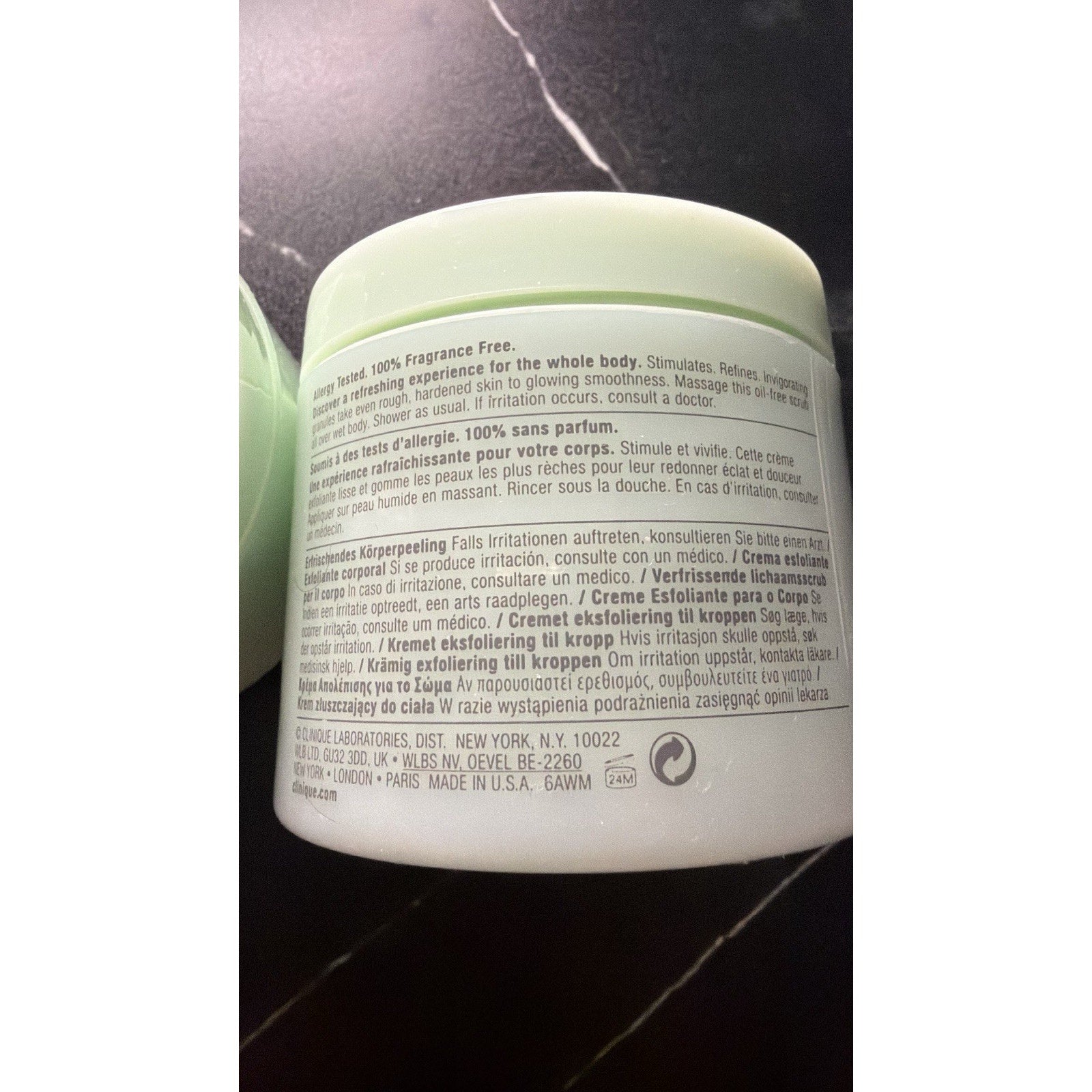 Clinique Sparkle Skin Body Exfoliating Cream Full Size 8.5oz/250ml New