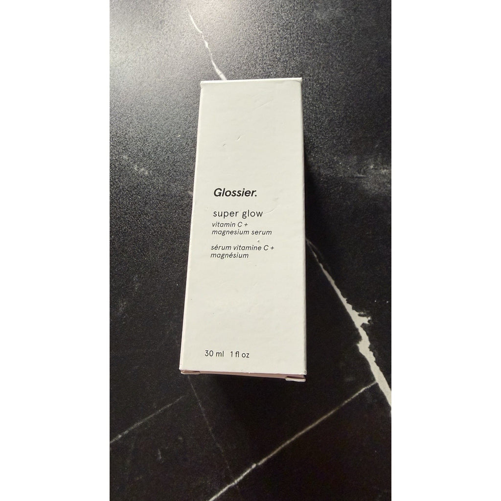 Glossier Super Glow Serum 1 oz / 30 mL + Vitamin C Magnesium – Brand New