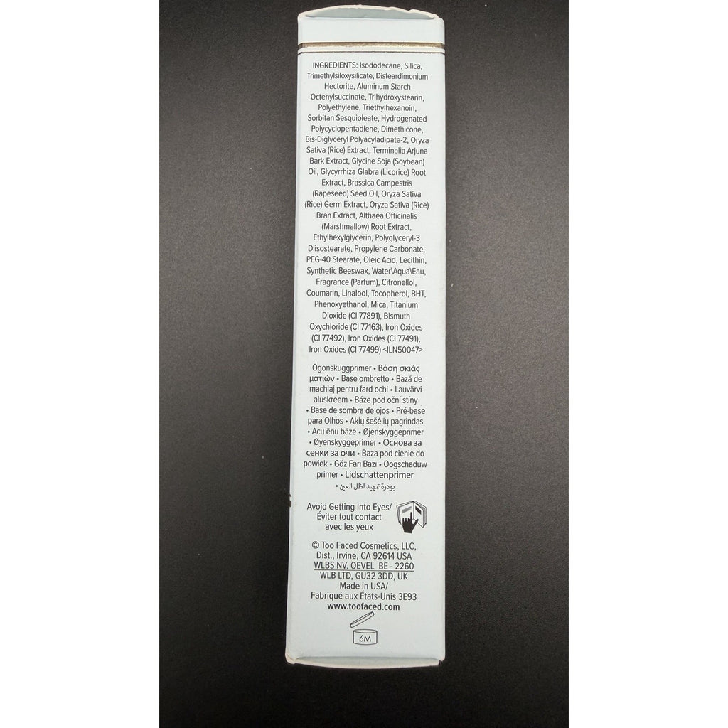 Too Faced Shadow Insurance 24 Hour Wear Eye Primer + Blue Light Defense - 6.0mL