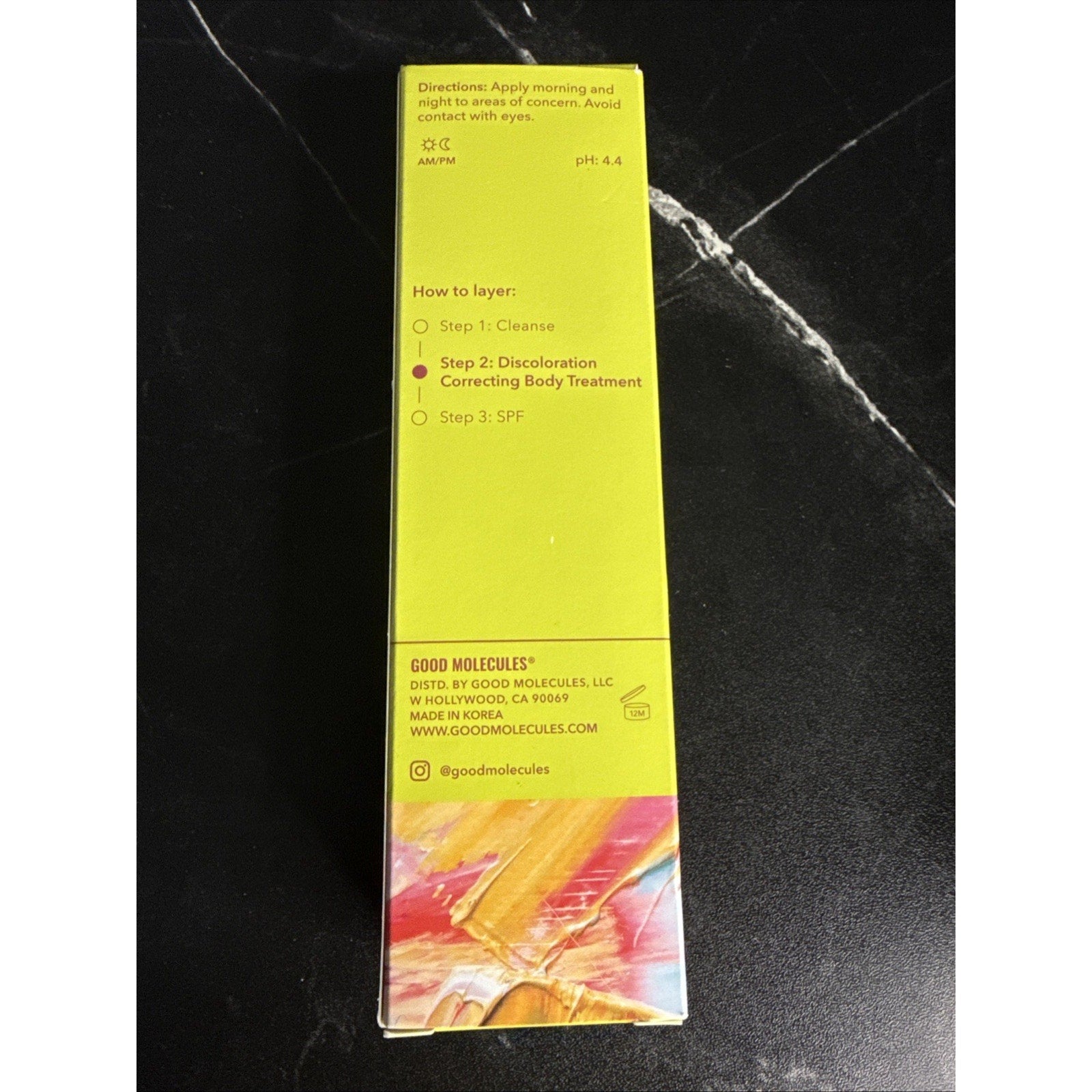 GOOD MOLECULES Discoloration Correcting Body Treatment (4 fl Oz/120 mL), SEALED