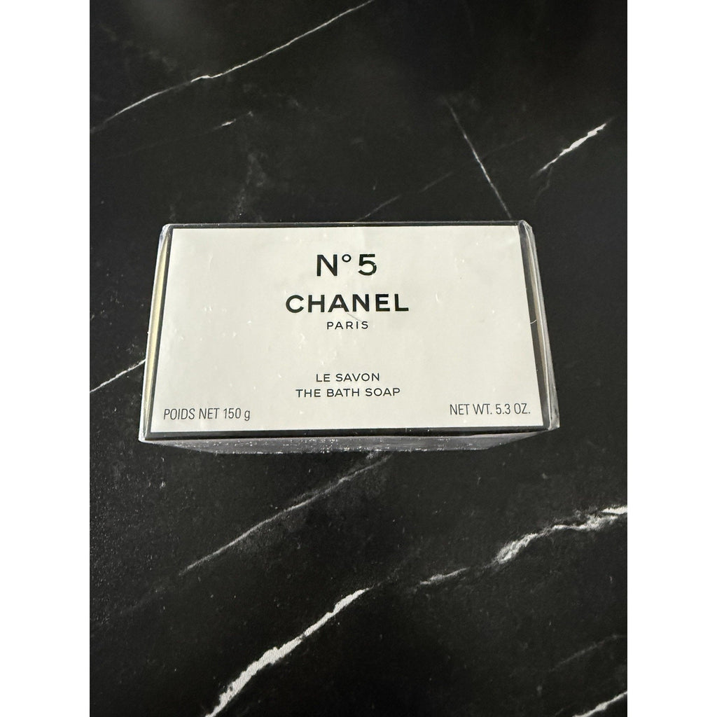 CHANEL No. 5 Le Savon Bath Soap Bar for Women, White, 5.3 oz (Sealed)