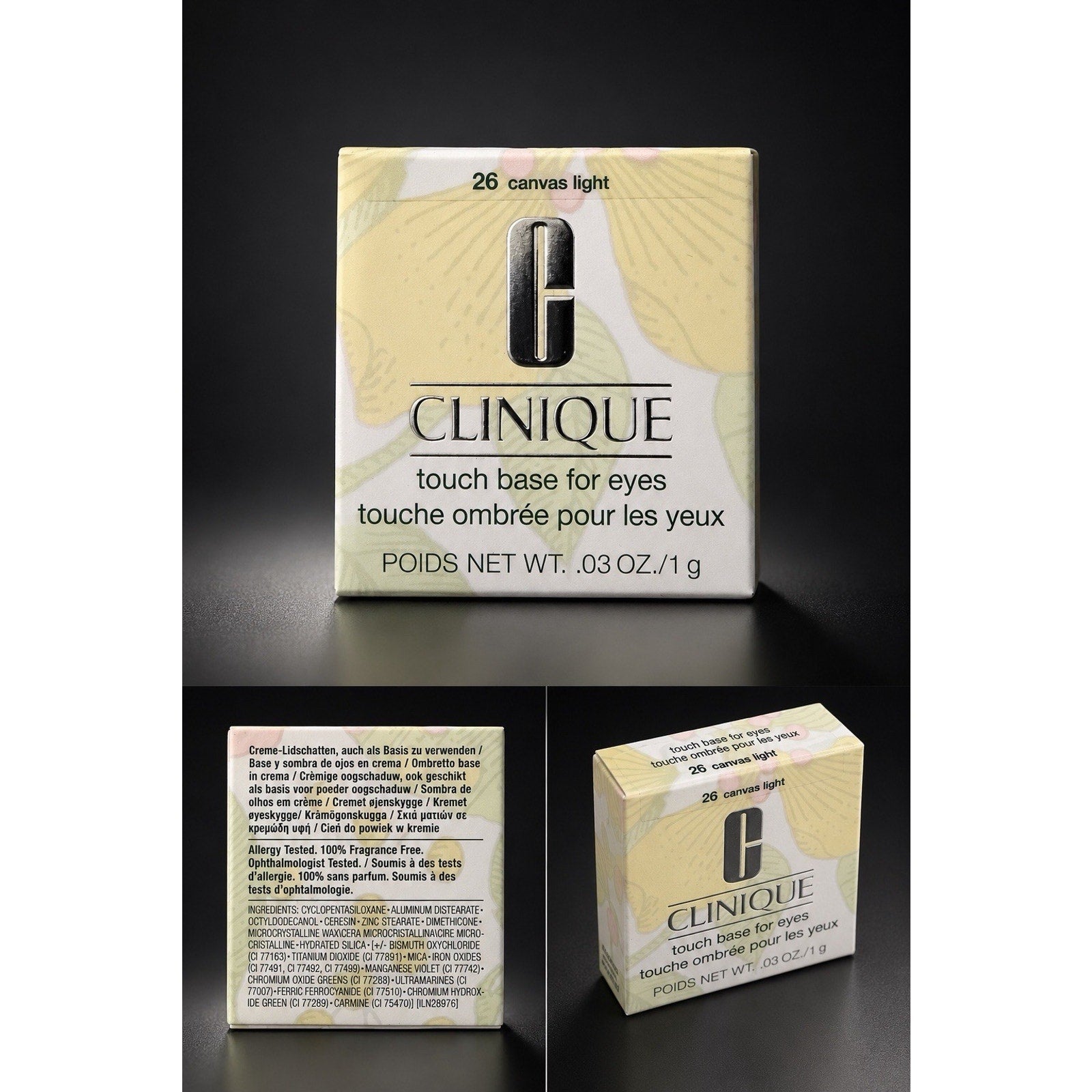 Clinique Touch Base for Eyes 26 Canvas Light Full Size .03oz / 1g NIB