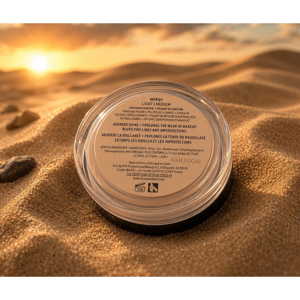 NYX Makeup Mineral Matte Finishing Powder MFP01 Light/Medium 0.28 oz