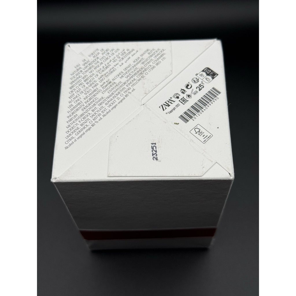 Zara Red Vanilla Dress Time 01 Perfume 3 Oz EDT 90 ML Eau de Toilette Spray