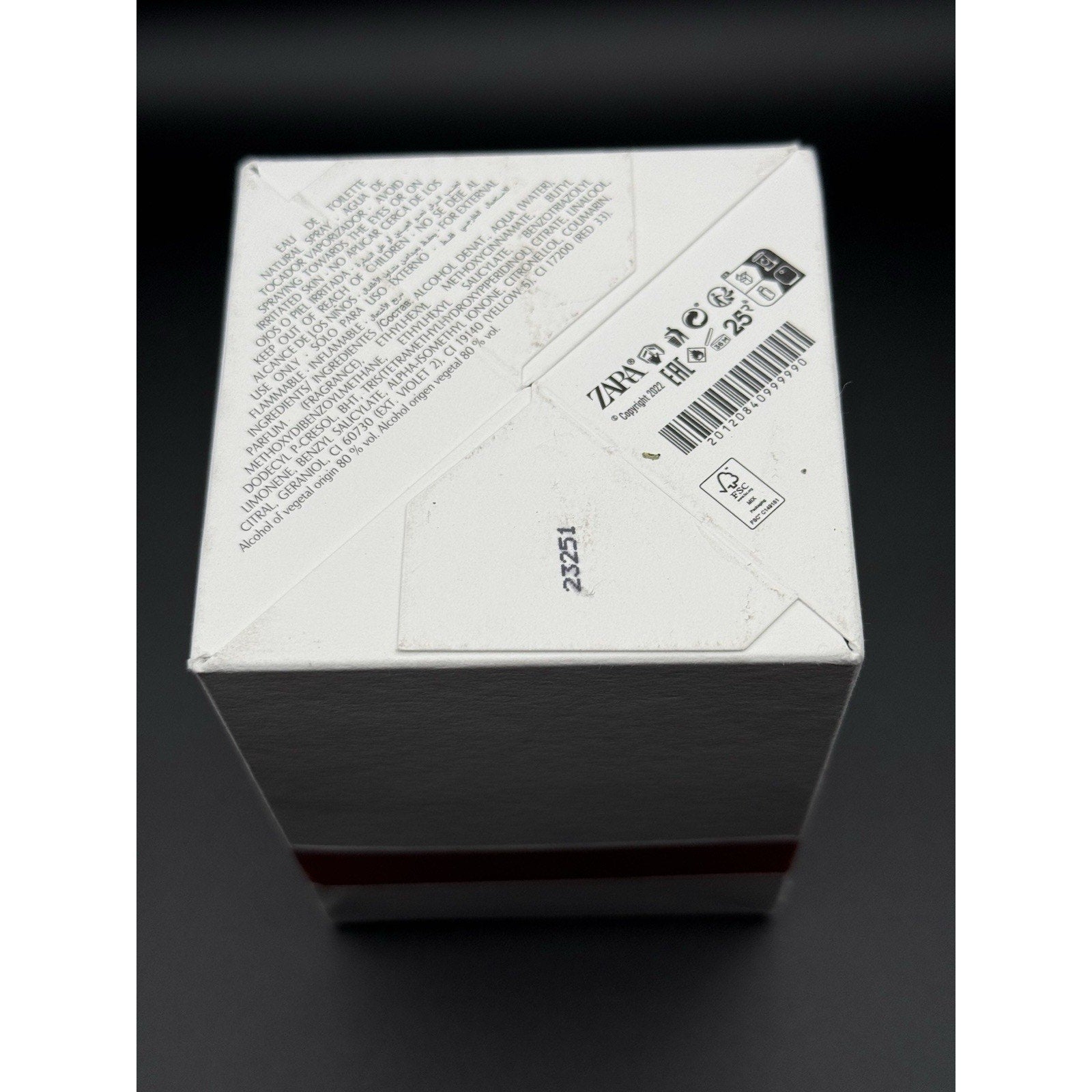 Zara Red Vanilla Dress Time 01 Perfume 3 Oz EDT 90 ML Eau de Toilette Spray