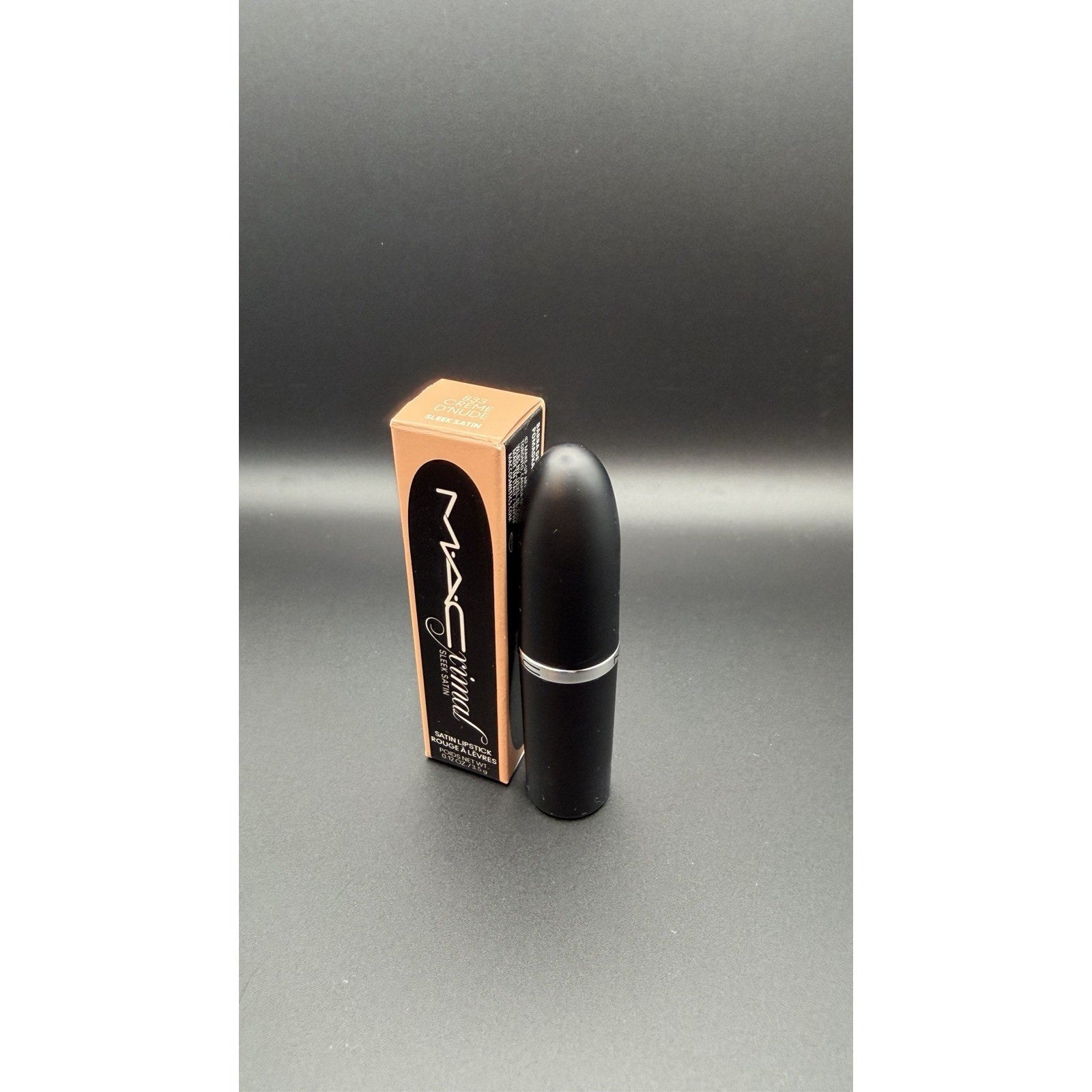 MAC Ximal Sleek Satin Lipstick 0.12 0Z /3.4g Crème D’NUDE