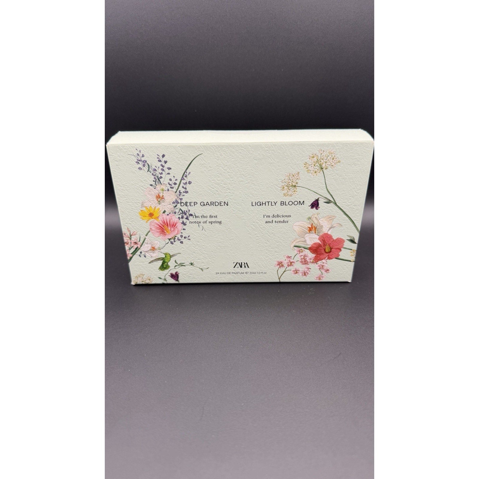 ZARA DEEP GARDEN & LIGHTLY BLOOM 2X 1oz (30 ml) EDP Perfume