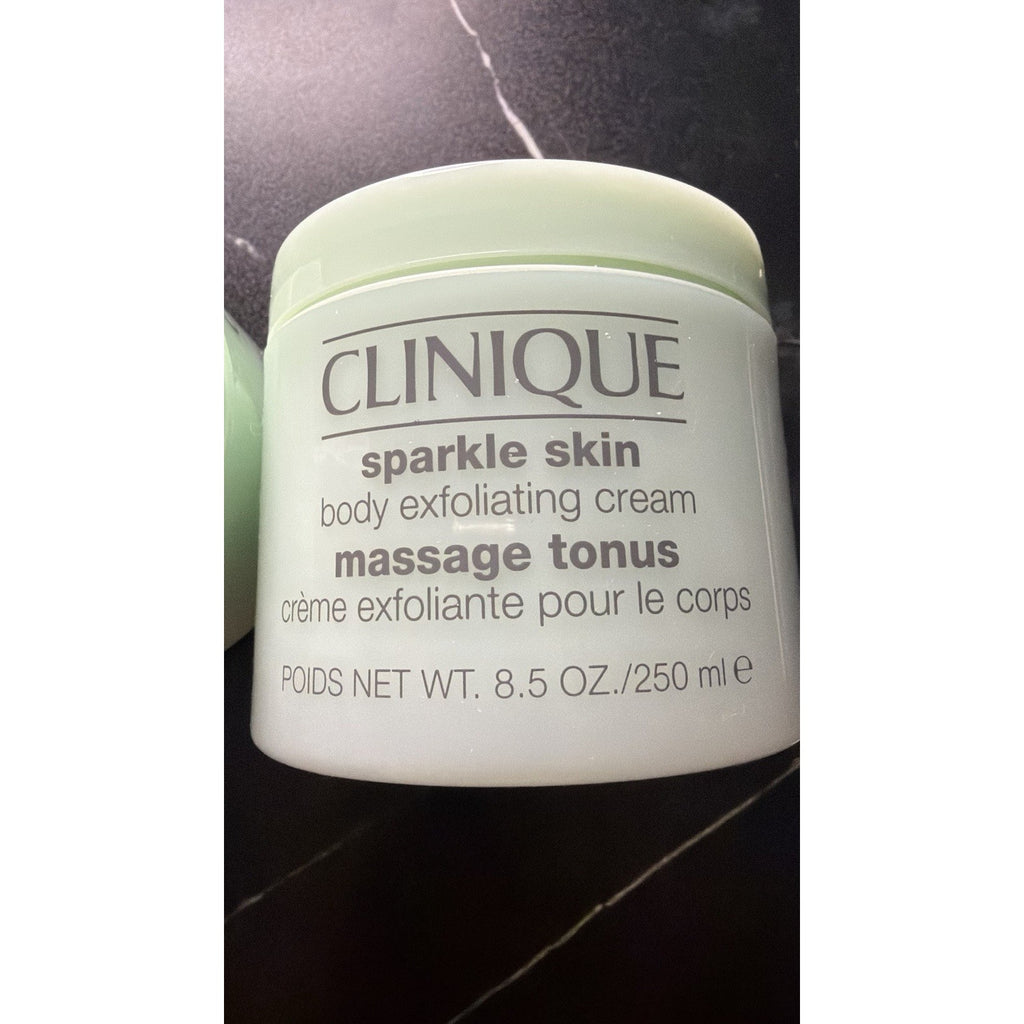 Clinique Sparkle Skin Body Exfoliating Cream Full Size 8.5oz/250ml New