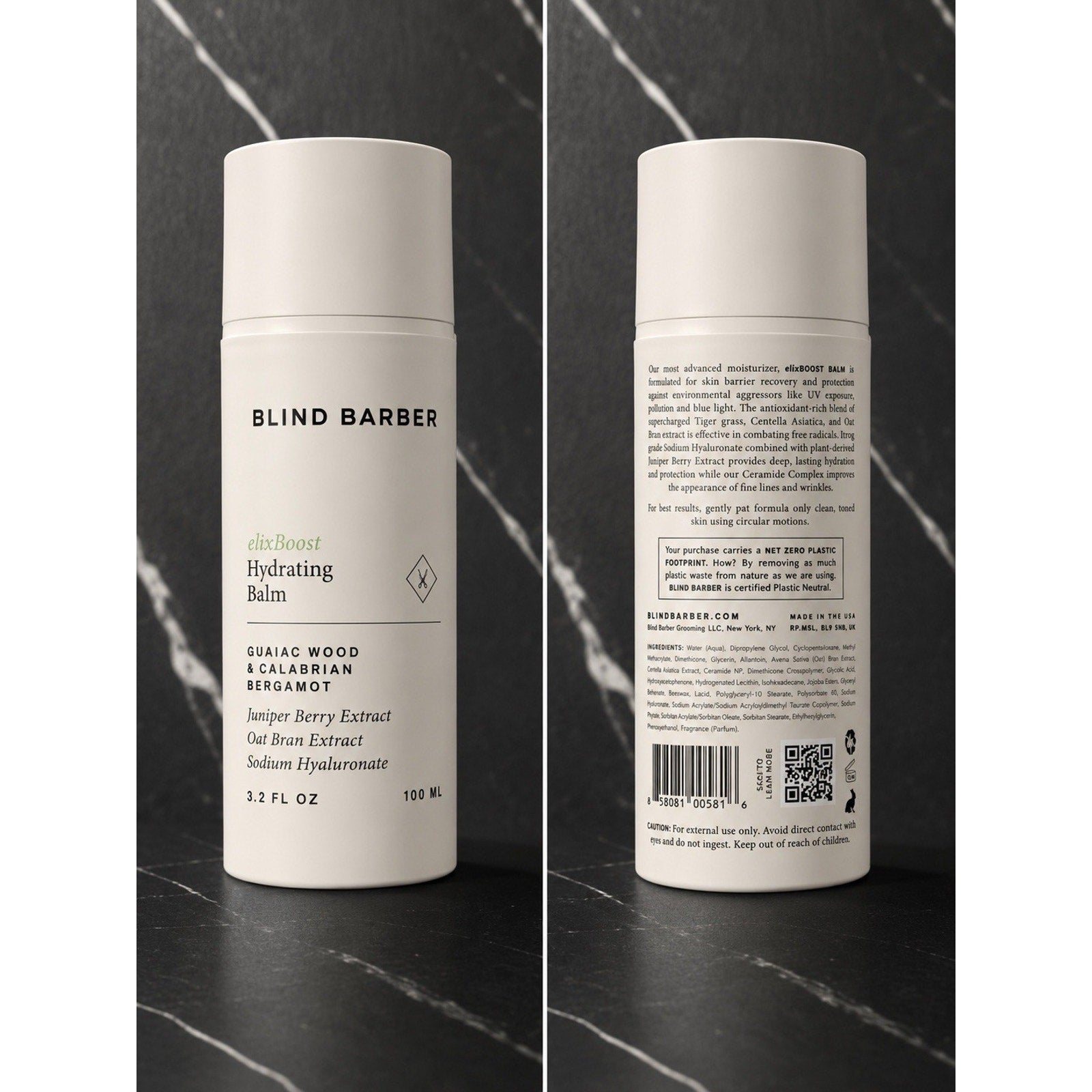Blind Barber elixBoost Hydrating Face Balm 3.2 oz